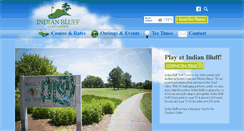 Desktop Screenshot of indianbluffgolfcourse.com